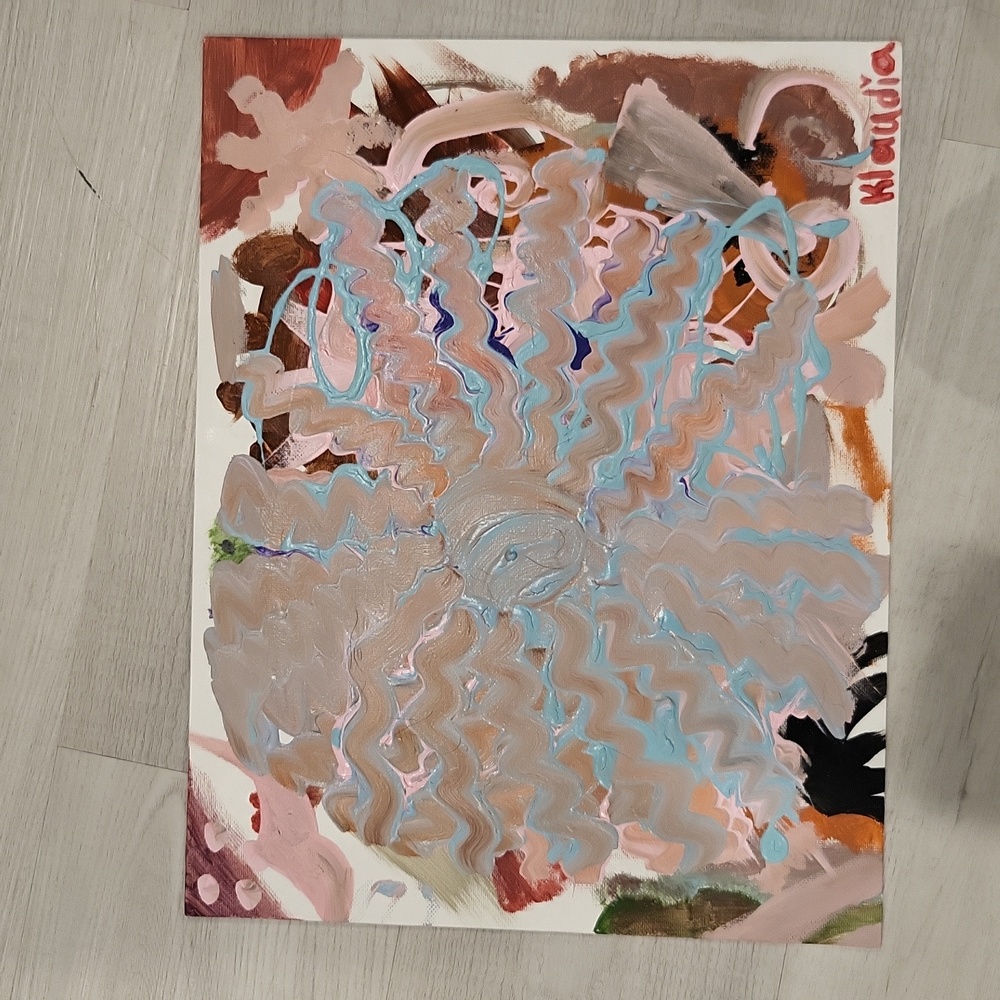 Canvas hand painted art